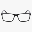 The Lenton & Rusby LR4017 features black rectangular frames and clear lenses, shown front-facing on a white background—a stylish choice for everyday wear.