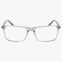 The Lenton & Rusby LR4017 features contemporary clear rectangular frames, ideal for daily wear, displayed from the front on a plain white background.