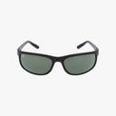 Ray-Ban RB2027 PREDATOR 2 sunglasses with dark green lenses shown front-facing on a white background—ideal for anyone seeking stylish, iconic eyewear.