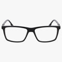 The Columbia C8057N features black rectangular frames with clear lenses, shown facing forward on a white background.