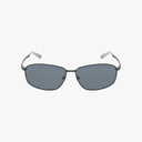 The Harley Davidson HD00024 features sleek rectangular sunglasses with dark gray lenses, thin black metal frames, and clear plastic arm tips, shown on a plain white background.
