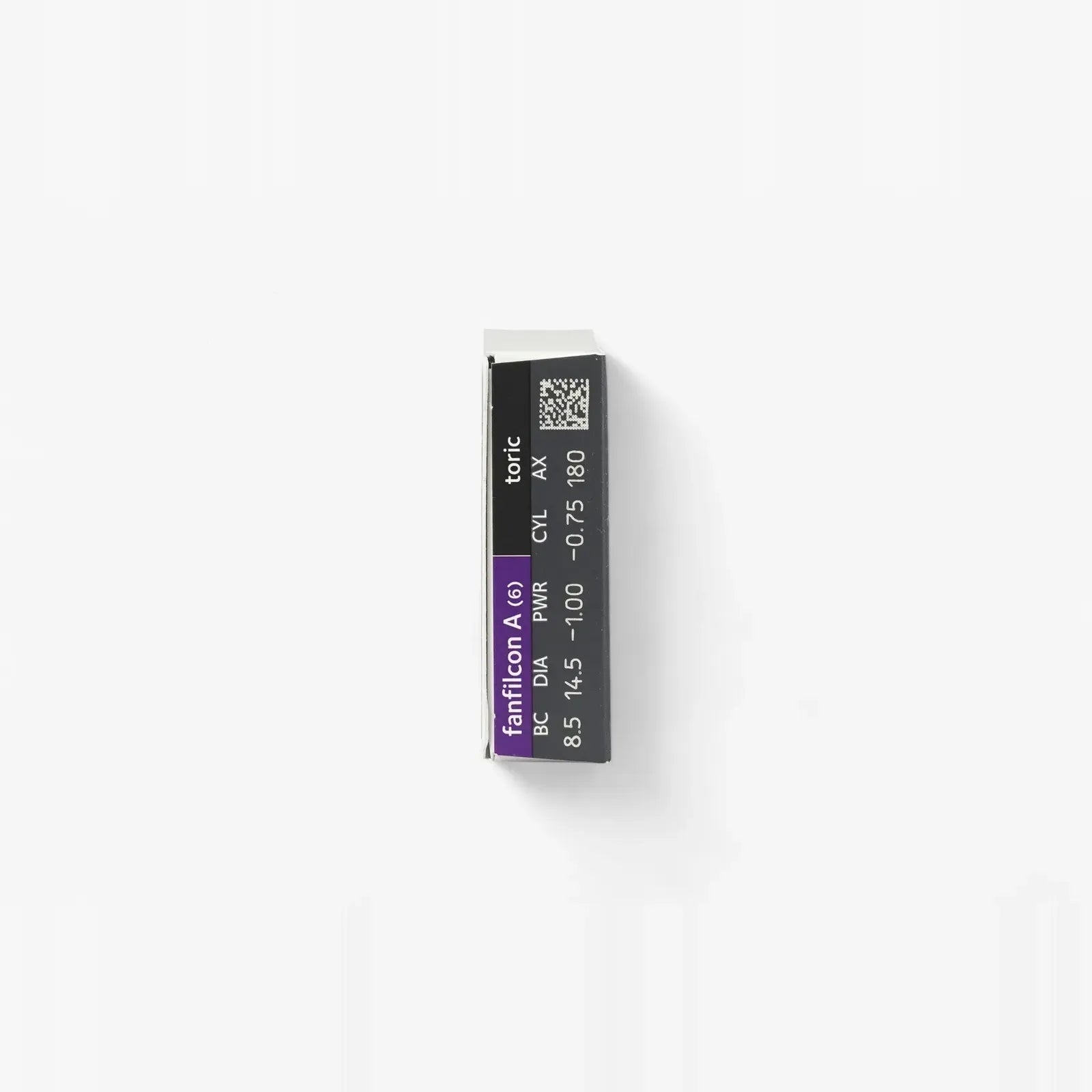 A single insulin pen cartridge labeled Fanfirion A (KP) with dosage and medical details, standing vertically against a white background, as clear as the Avaira Vitality Toric 6-Pack by Avaira.