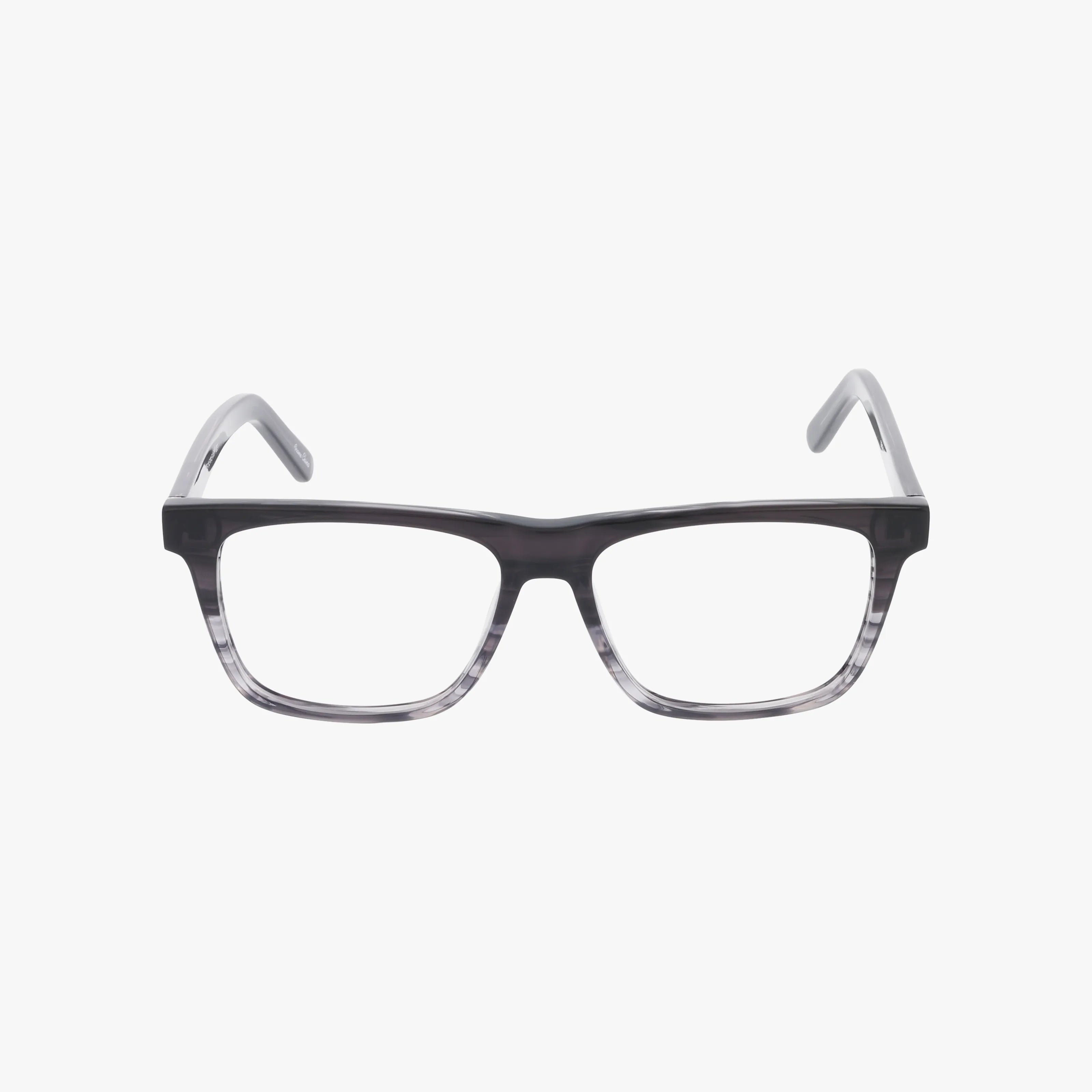 The ALIEN by Urban Specs is a rectangular frame with a dark top that fades to a lighter, translucent bottom—ideal for prescription lenses. Shown against a plain white background.