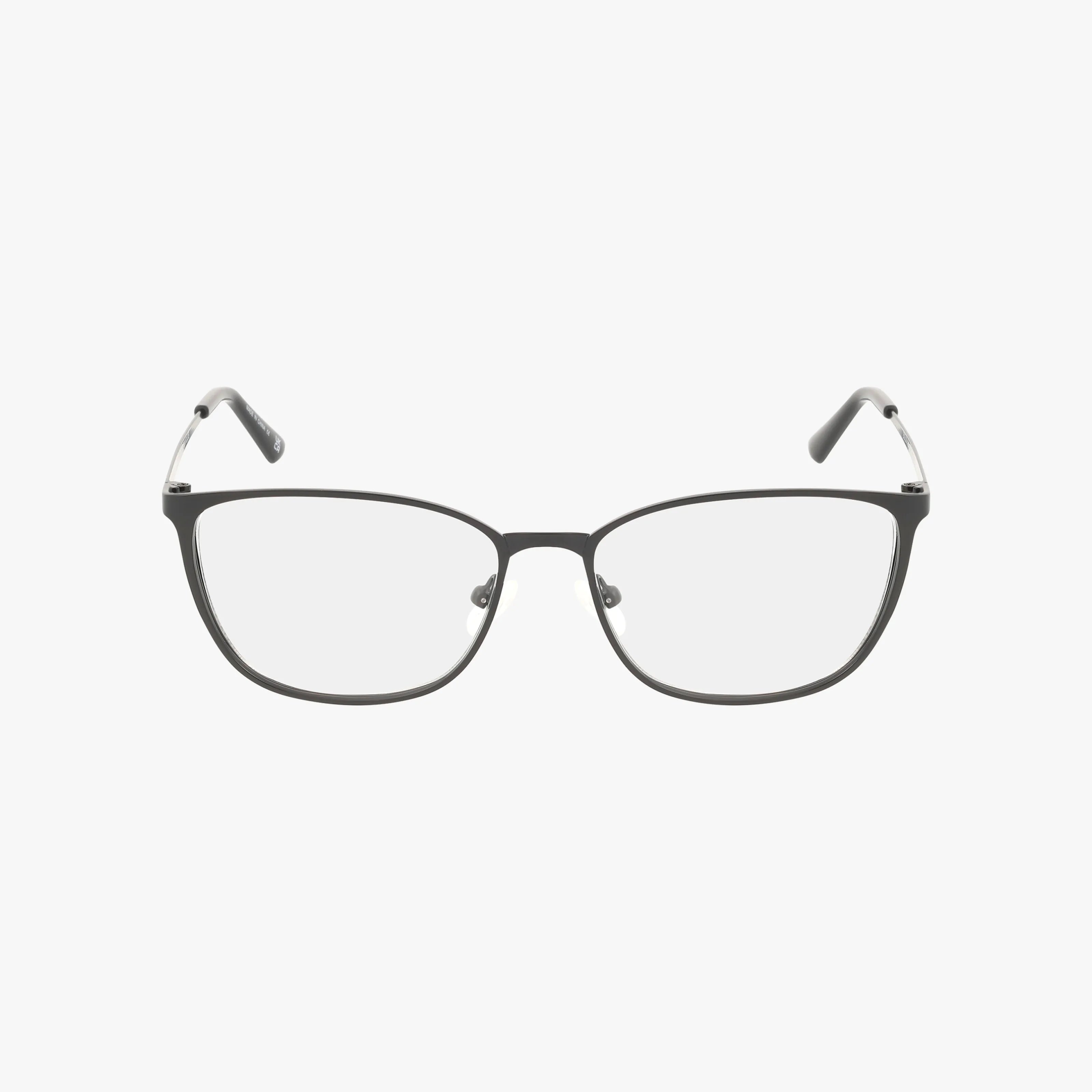 The Bulova WEMBLEY features black-rimmed rectangular frames with progressive lenses and a well-balanced design, displayed against a plain white background.