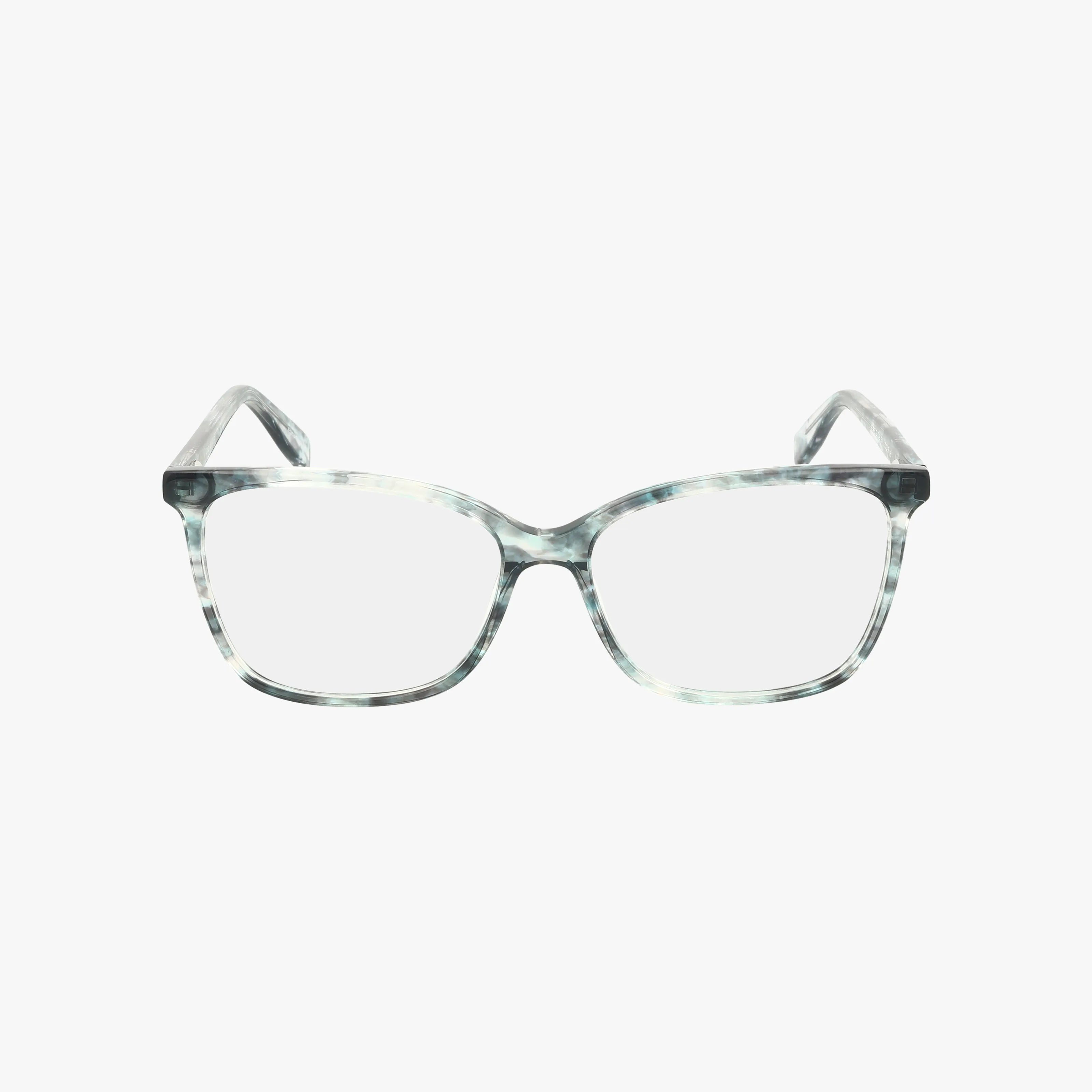 The Fregossi 1003 eyeglasses feature a clear, square frame, ideal for daily wear and displayed front-facing on a white background.