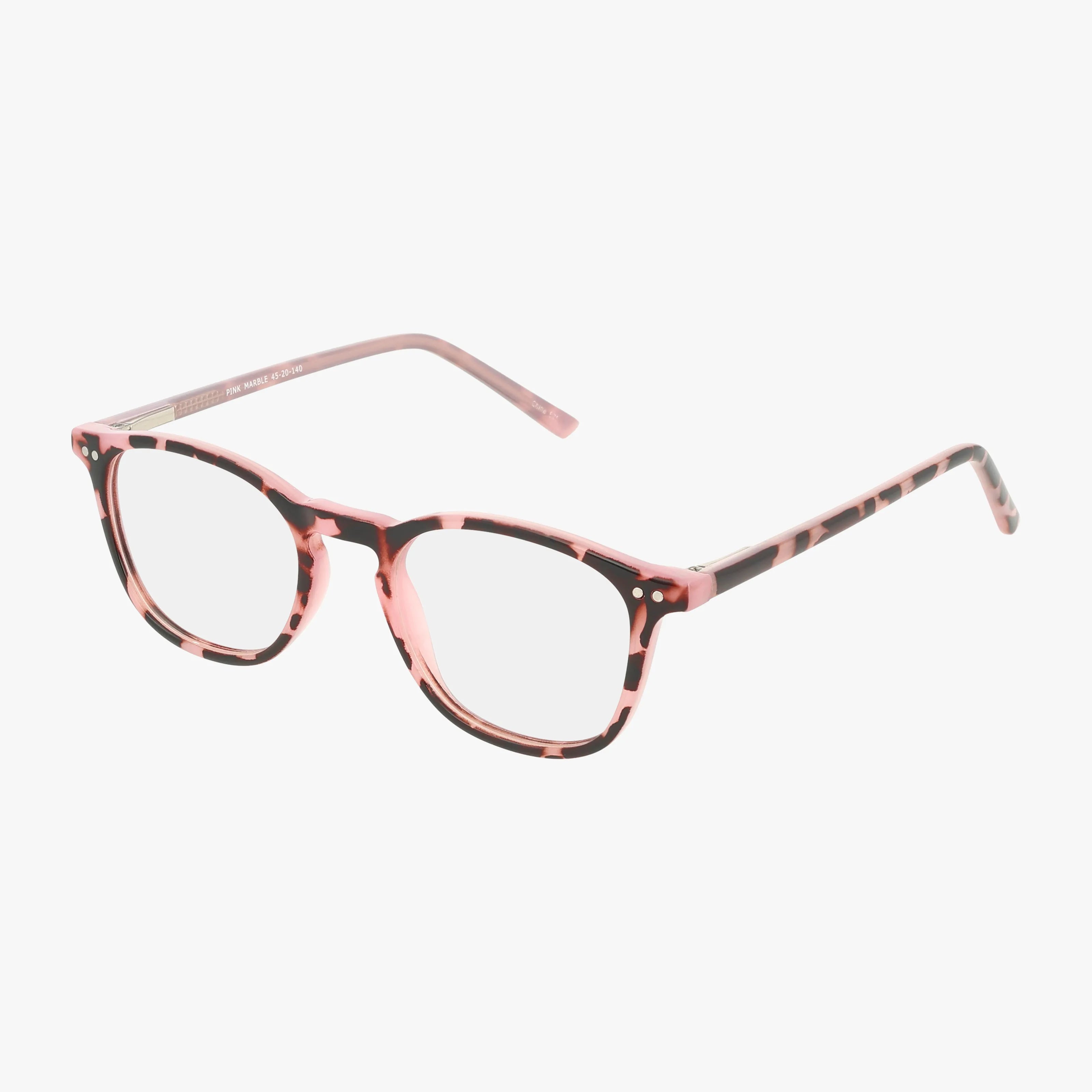 The CNBCN 85 eyeglasses feature round lenses and a Pink Multicolor frame, perfectly captured against a plain white background to help you stand out.