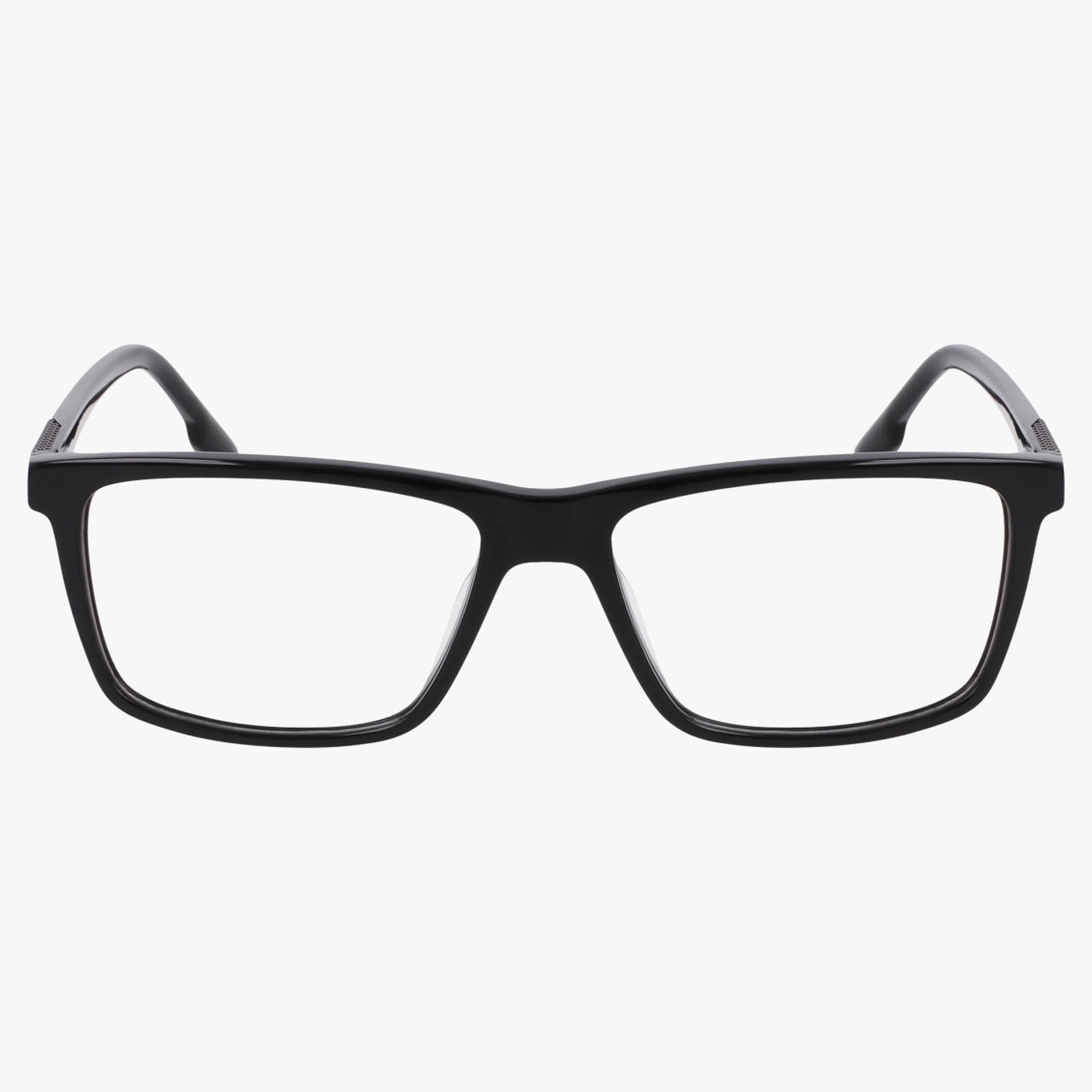 The Columbia C8057N features black rectangular frames with clear lenses, shown facing forward on a white background.